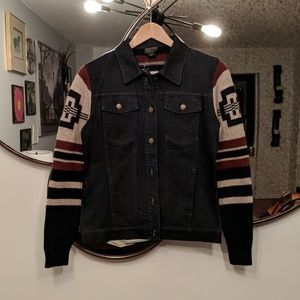 Denim/sweater Pendleton jacket!